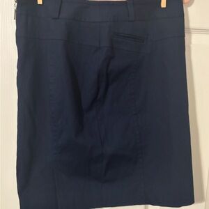 Etcetera Navy Pencil Skirt